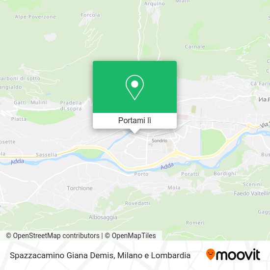 Mappa Spazzacamino Giana Demis