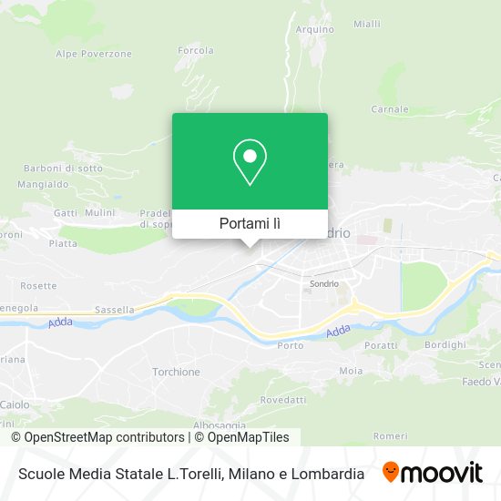 Mappa Scuole Media Statale L.Torelli