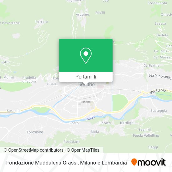 Mappa Fondazione Maddalena Grassi