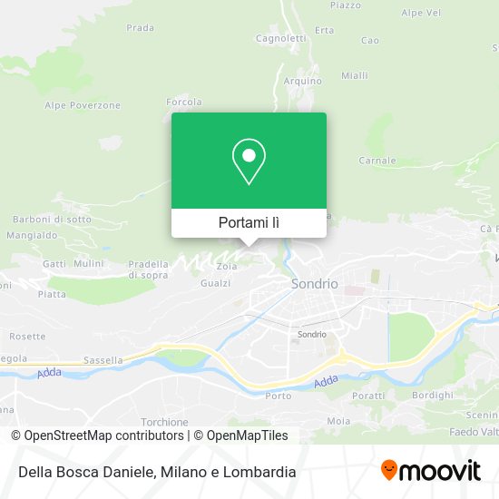 Mappa Della Bosca Daniele