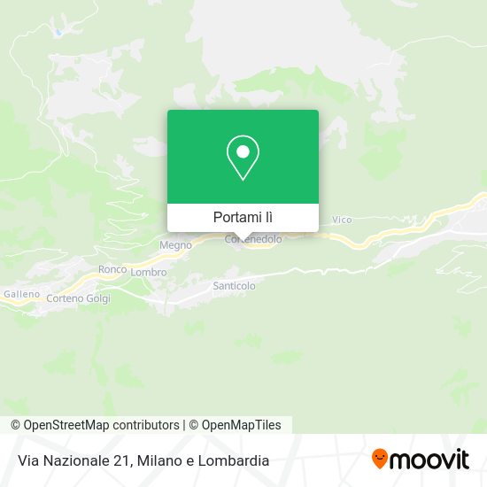 Mappa Via Nazionale 21