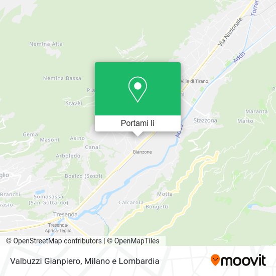 Mappa Valbuzzi Gianpiero