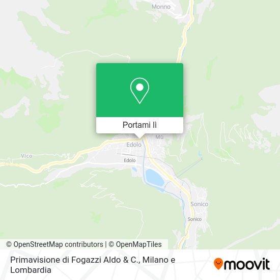 Mappa Primavisione di Fogazzi Aldo & C.