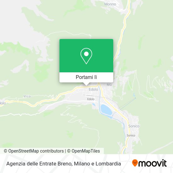Mappa Agenzia delle Entrate Breno