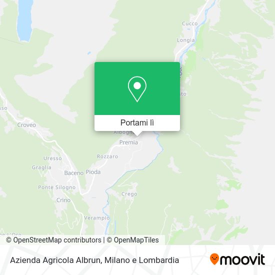 Mappa Azienda Agricola Albrun