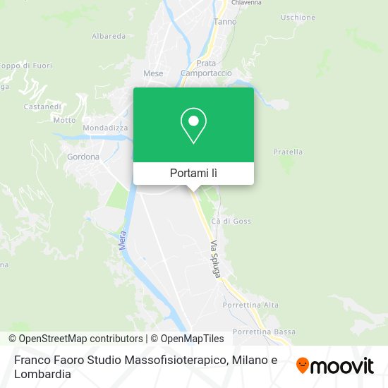 Mappa Franco Faoro Studio Massofisioterapico