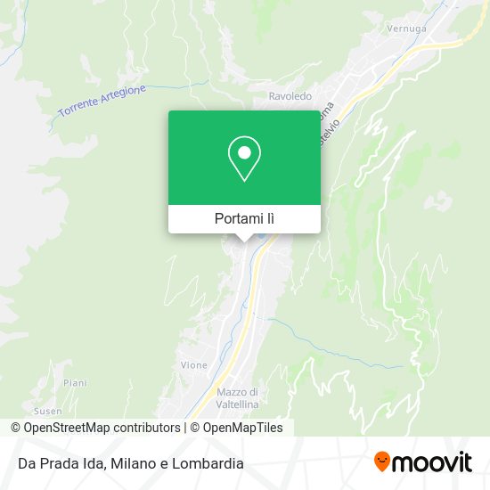 Mappa Da Prada Ida