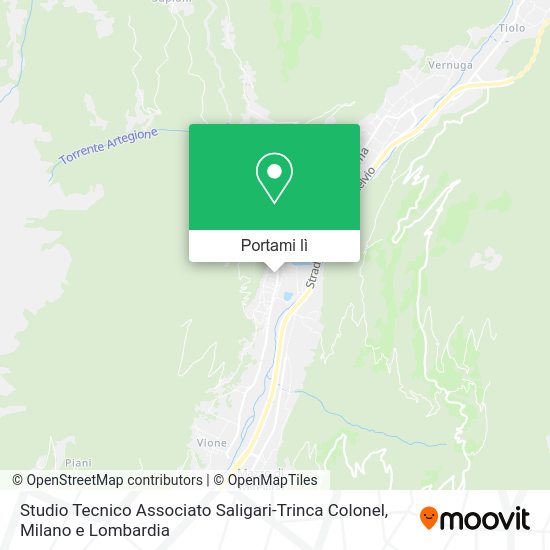 Mappa Studio Tecnico Associato Saligari-Trinca Colonel