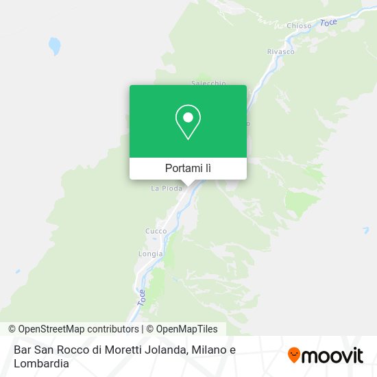 Mappa Bar San Rocco di Moretti Jolanda