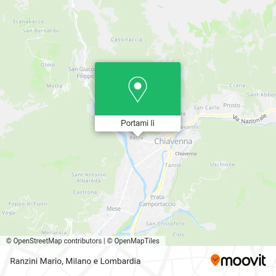 Mappa Ranzini Mario