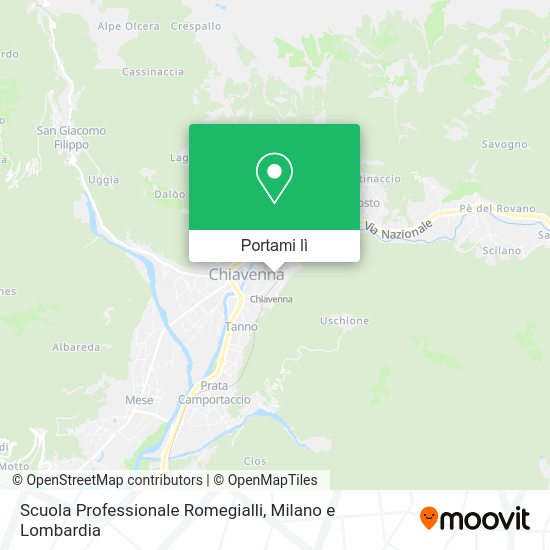 Mappa Scuola Professionale Romegialli