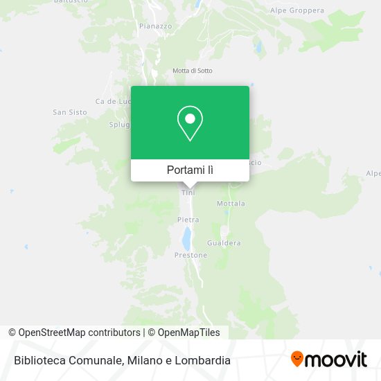 Mappa Biblioteca Comunale