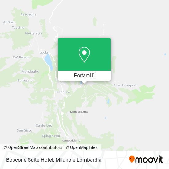 Mappa Boscone Suite Hotel