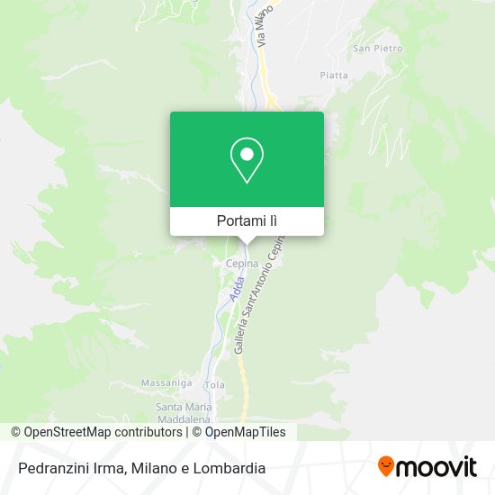 Mappa Pedranzini Irma