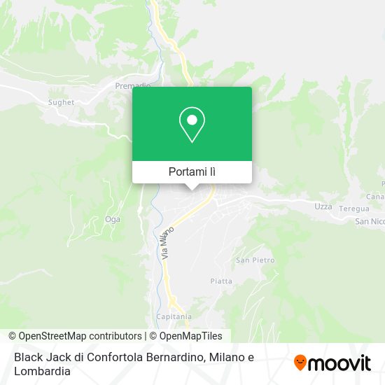 Mappa Black Jack di Confortola Bernardino
