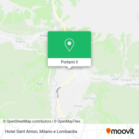 Mappa Hotel Sant Anton
