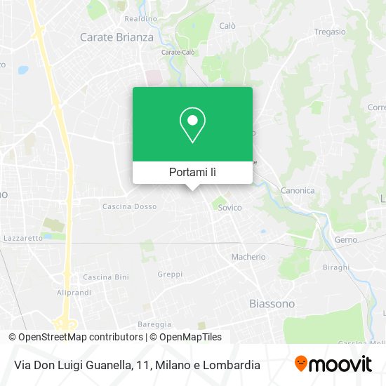 Mappa Via Don Luigi Guanella, 11