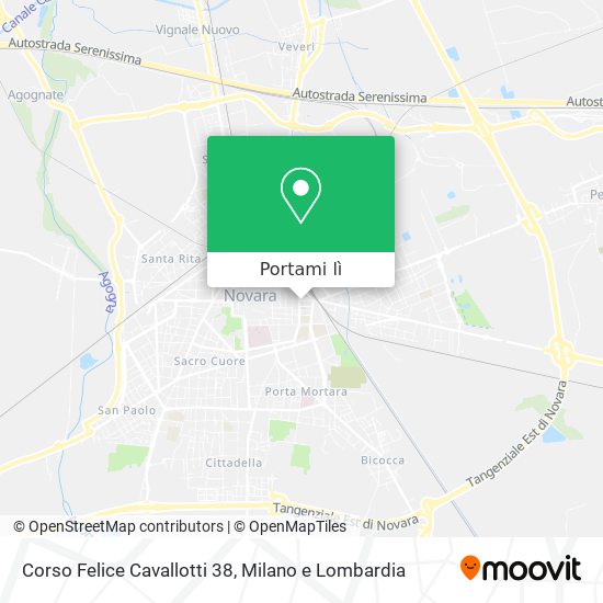 Mappa Corso Felice Cavallotti 38