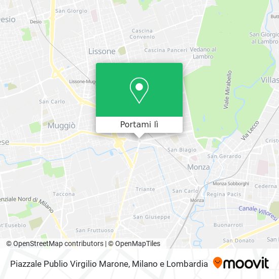 Mappa Piazzale Publio Virgilio Marone