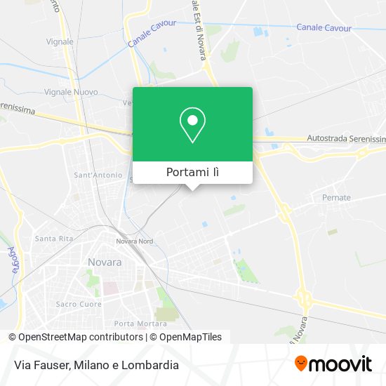 Mappa Via Fauser