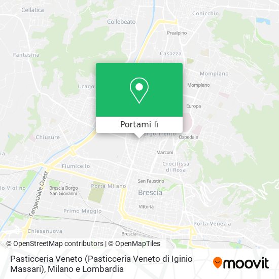 Mappa Pasticceria Veneto (Pasticceria Veneto di Iginio Massari)