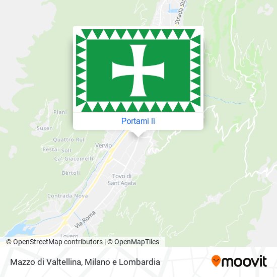 Mappa Mazzo di Valtellina