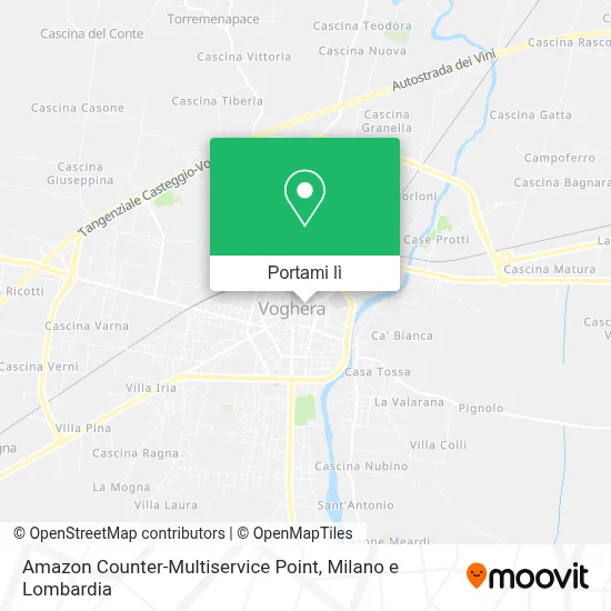 Mappa Amazon Counter-Multiservice Point