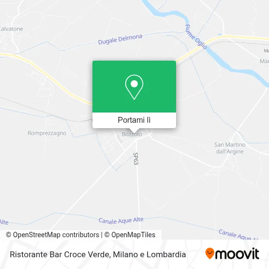 Mappa Ristorante Bar Croce Verde