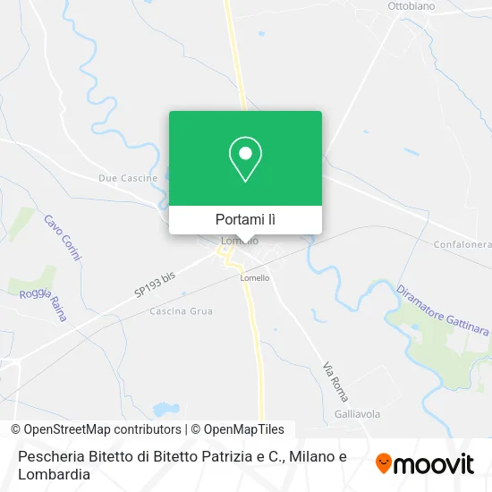 Mappa Pescheria Bitetto di Bitetto Patrizia e C.