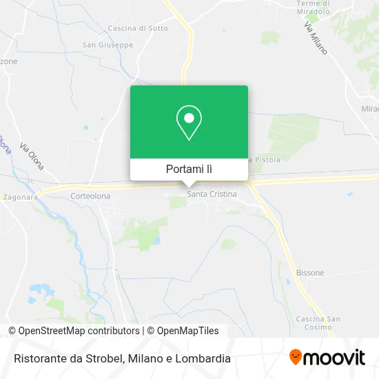 Mappa Ristorante da Strobel
