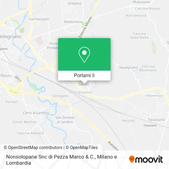 Mappa Nonsolopane Snc di Pezza Marco & C.