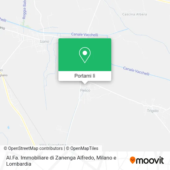 Mappa Al.Fa. Immobiliare di Zanenga Alfredo