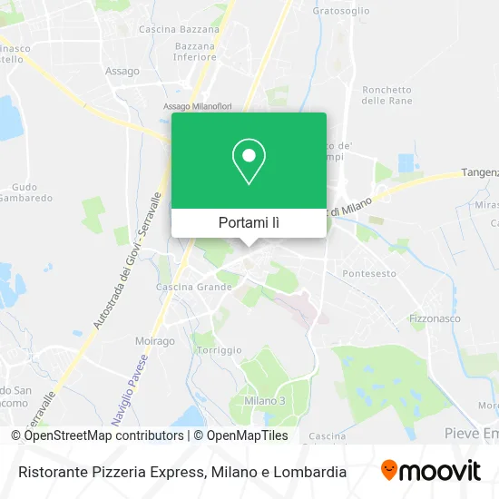 Mappa Ristorante Pizzeria Express