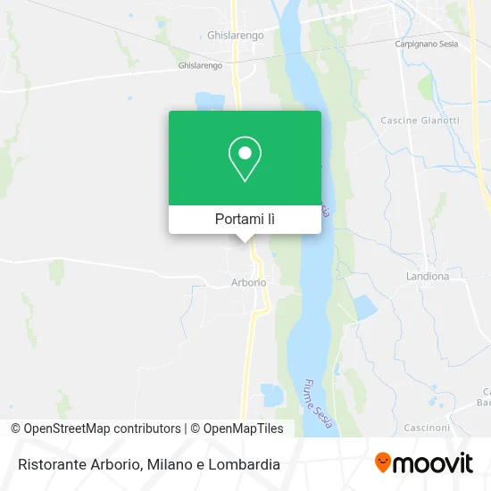 Mappa Ristorante Arborio