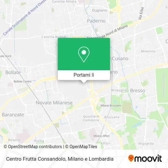 Mappa Centro Frutta Consandolo
