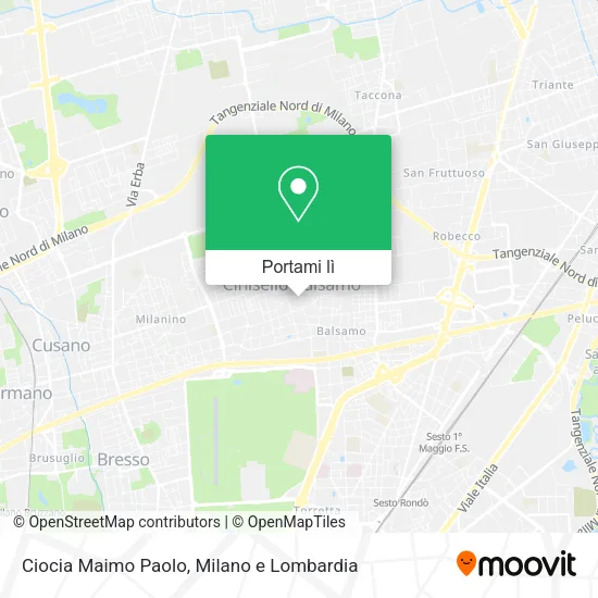 Mappa Ciocia Maimo Paolo
