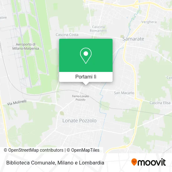 Mappa Biblioteca Comunale
