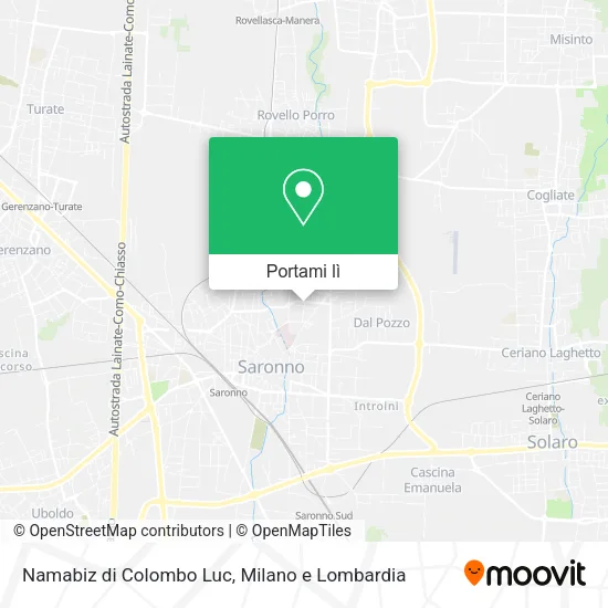 Mappa Namabiz di Colombo Luc