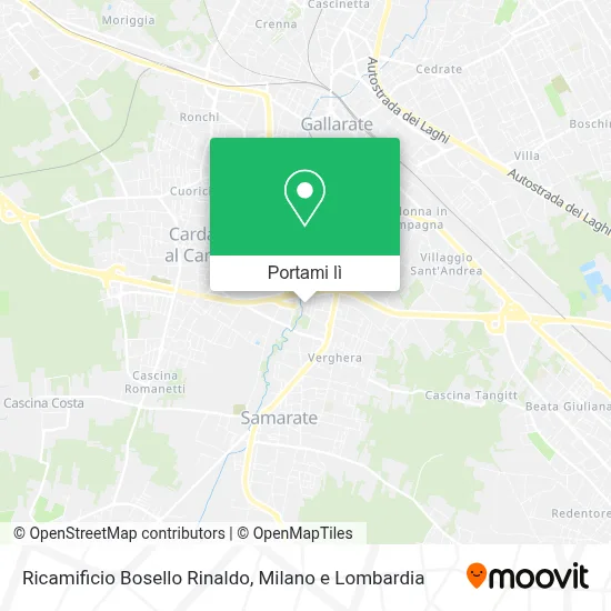 Mappa Ricamificio Bosello Rinaldo