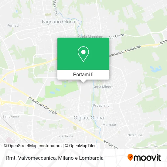 Mappa Rmt. Valvomeccanica