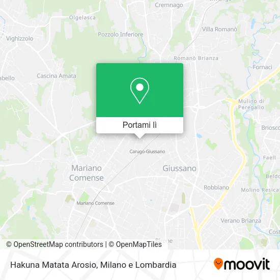 Mappa Hakuna Matata Arosio