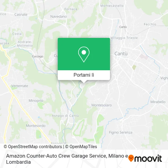 Mappa Amazon Counter-Auto Crew Garage Service
