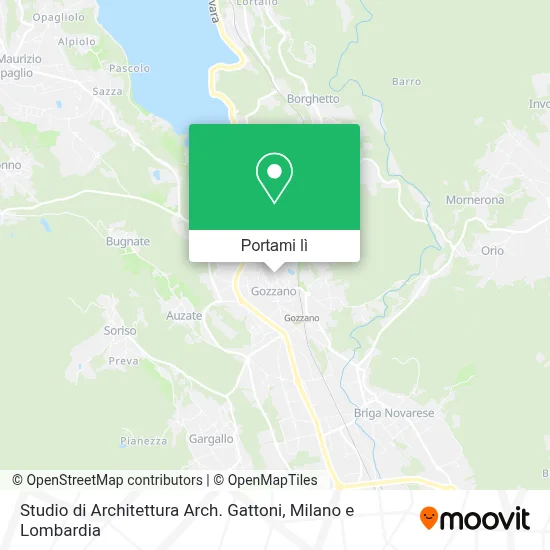 Mappa Studio di Architettura Arch. Gattoni