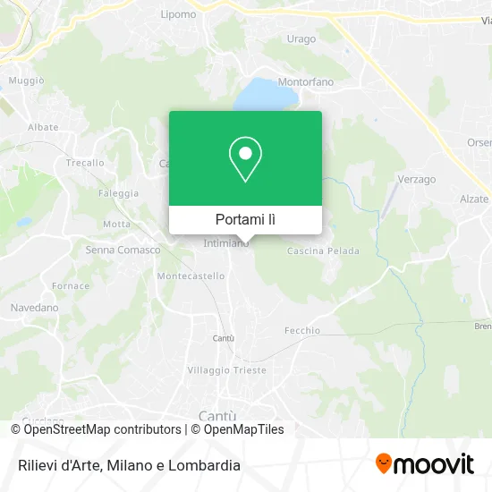 Mappa Rilievi d'Arte