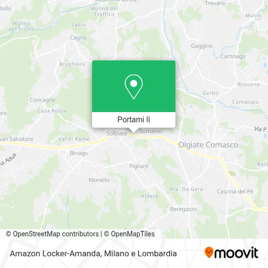 Mappa Amazon Locker-Amanda