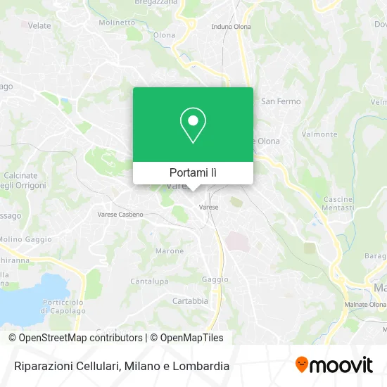 Mappa Riparazioni Cellulari