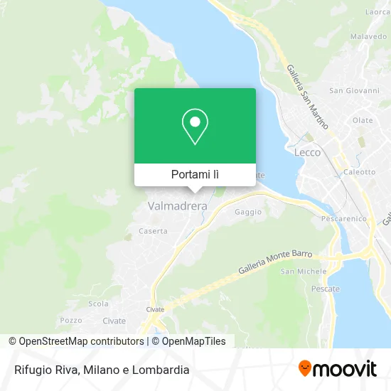 Mappa Rifugio Riva