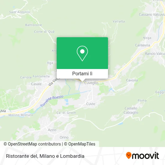 Mappa Ristorante del