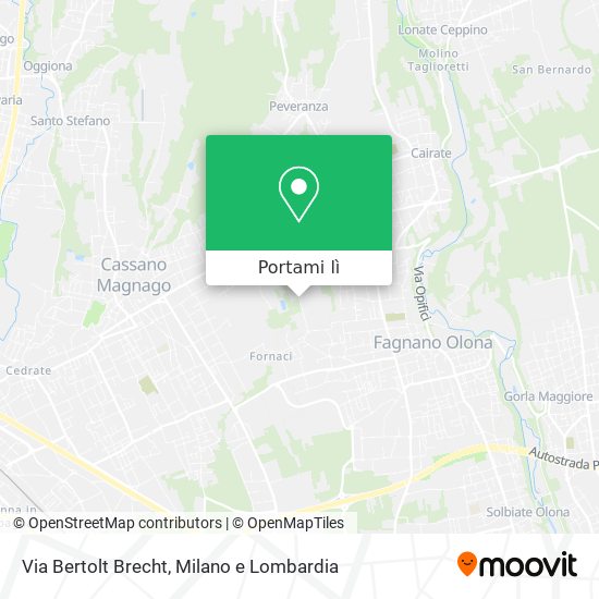 Mappa Via Bertolt Brecht