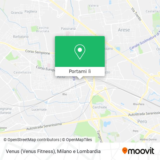 Mappa Venus (Venus Fitness)